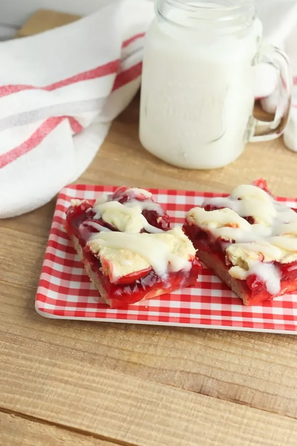 Quick and Easy Cherry Pie Bars - Moore or Less Cooking