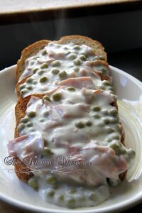 Creamed Chipped Ham on Toast