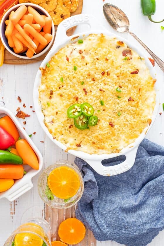 Best Jalapeño Popper Chicken Dip Moore or Less Cooking