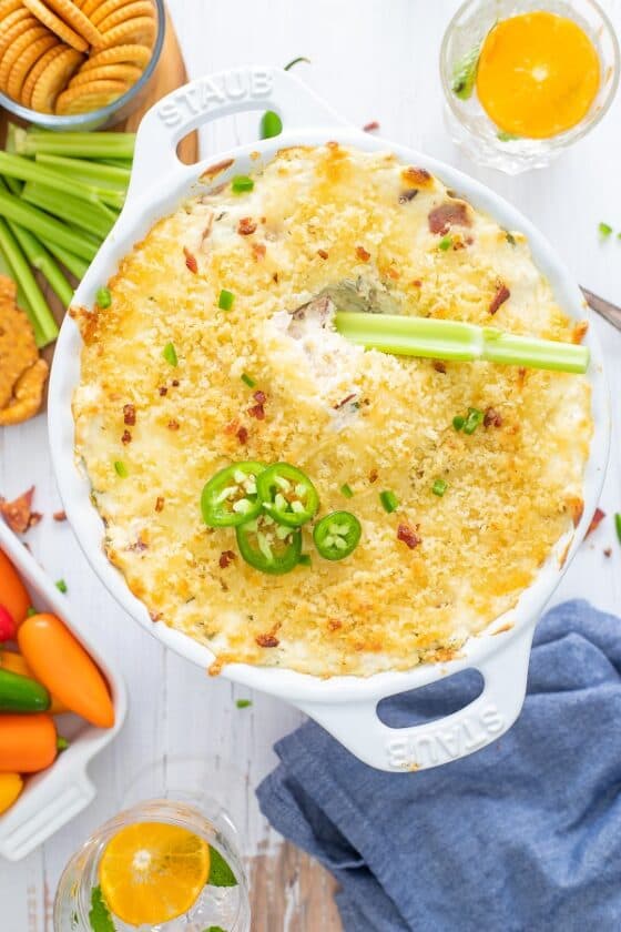 Best Jalapeño Popper Chicken Dip Moore or Less Cooking