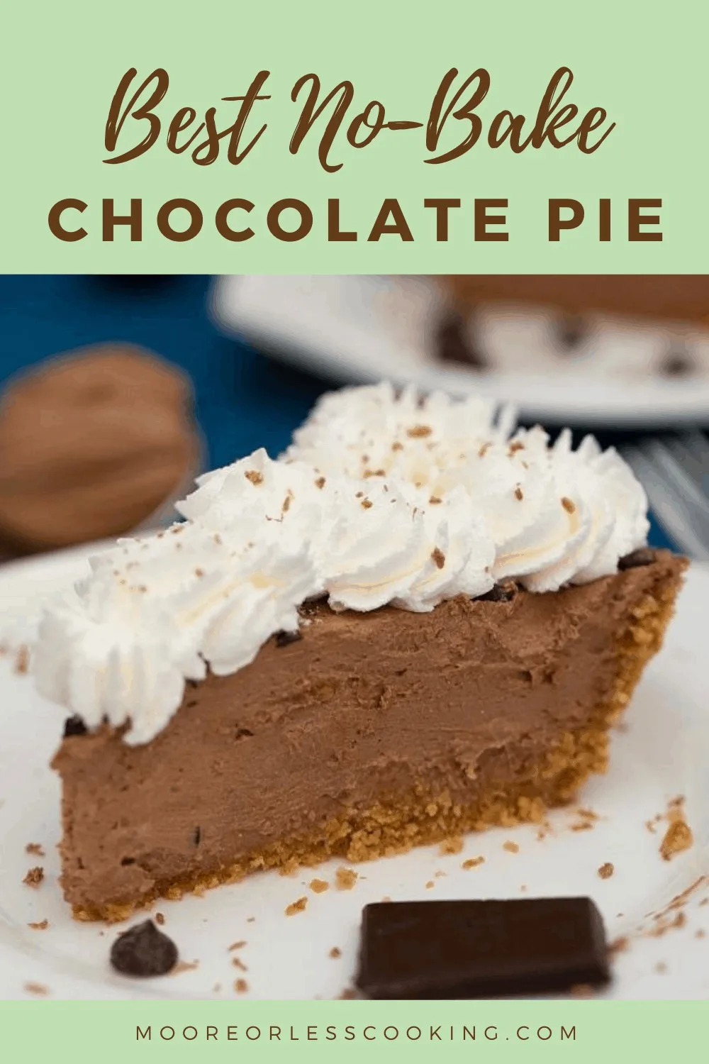 Best No-Bake Chocolate Pie