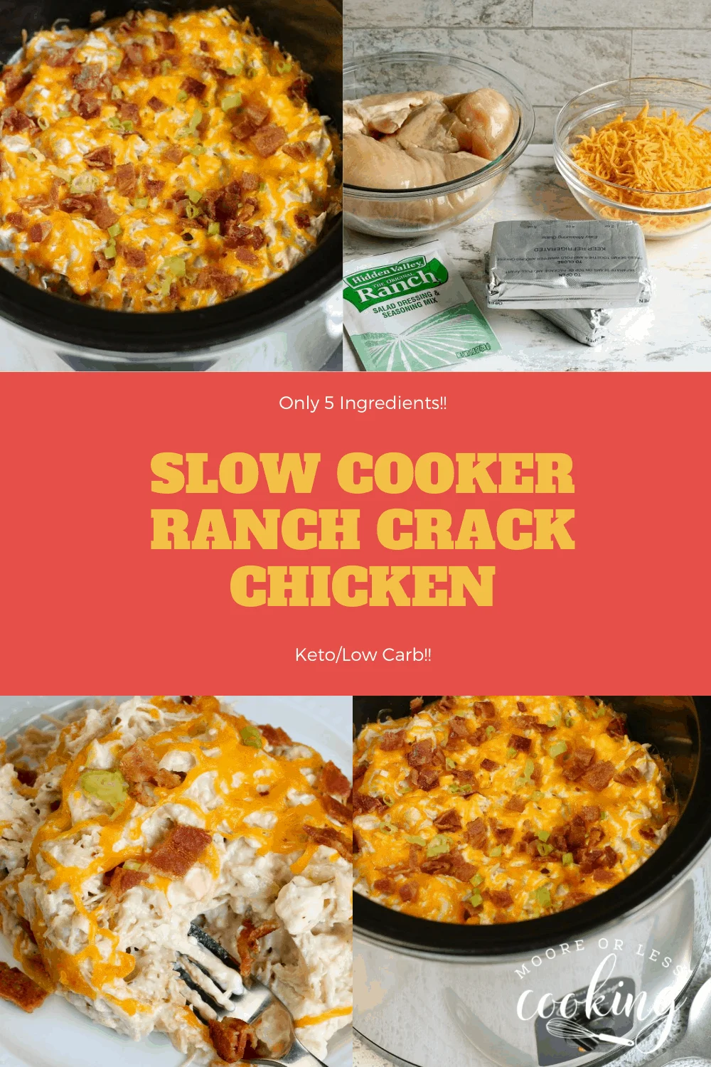 Slow Cooker Ranch Crack Chicken