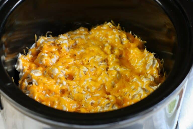 Slow Cooker Ranch Crack Chicken - Moore or Less Cooking
