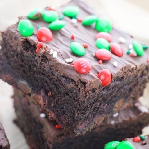 M&M's Christmas Fudge Brownie Chocolate Candy 