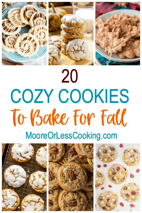 20 Cozy Cookies To Bake For Fall - text