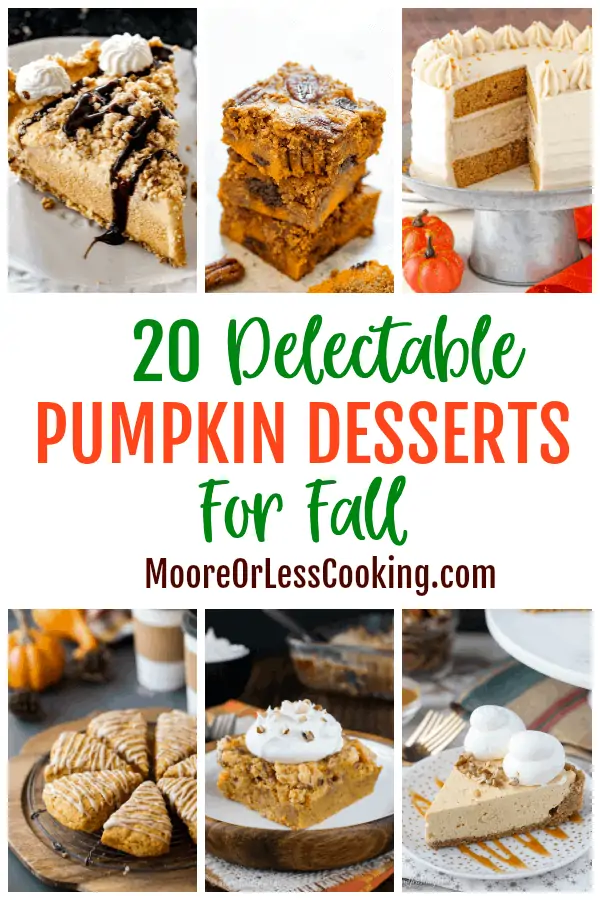 20 Delectable Pumpkin Desserts For Fall