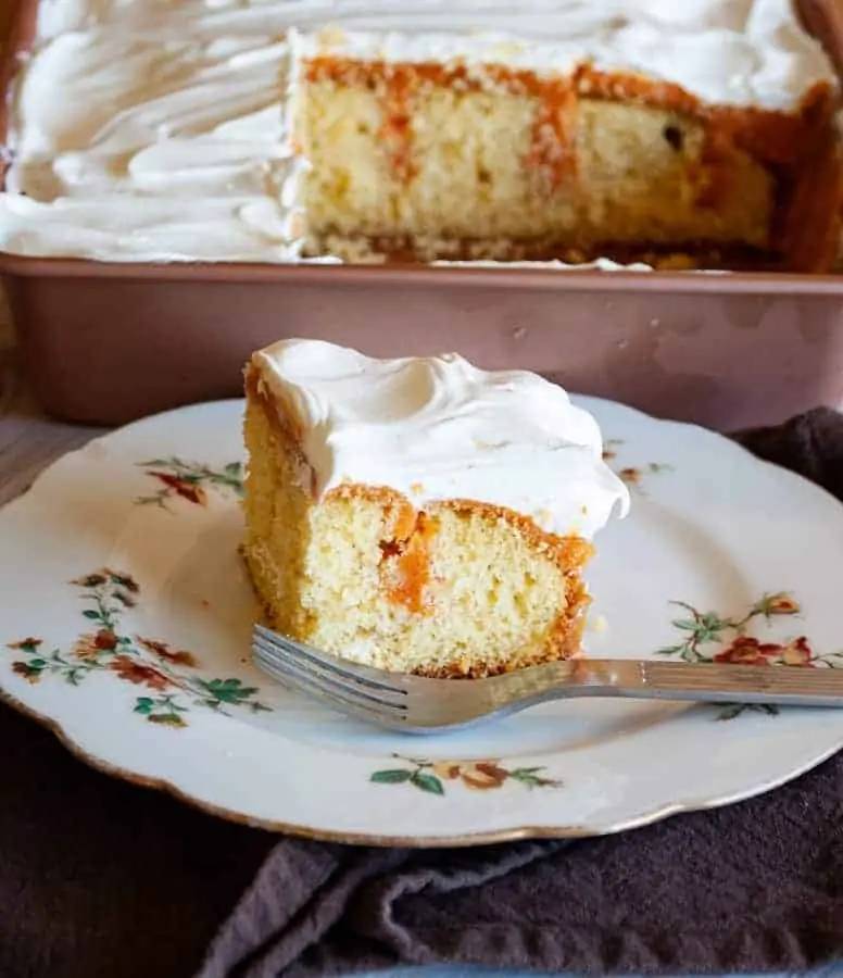 Pumpkin Cheesecake Jello Pudding Poke Cake-15