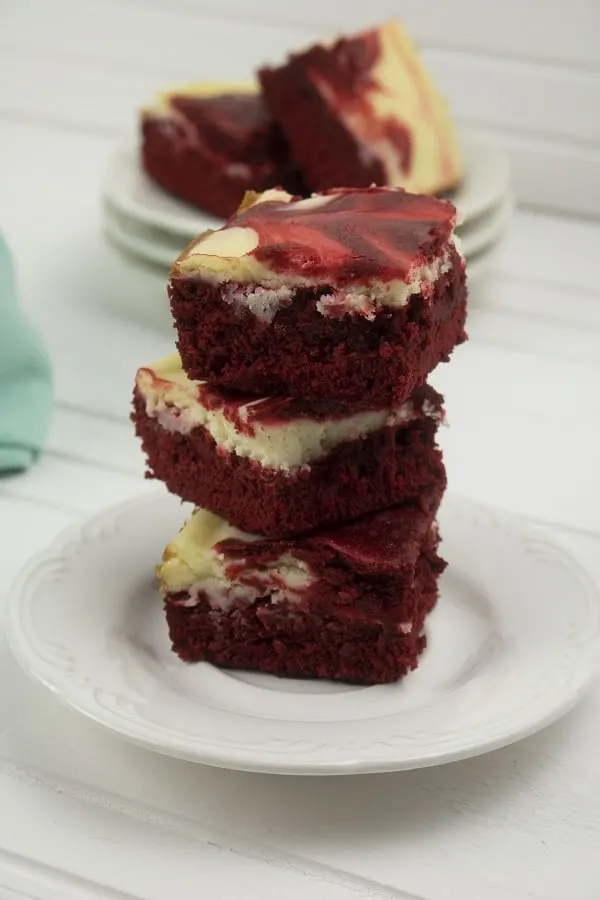 Red Velvet Cheesecake Brownies