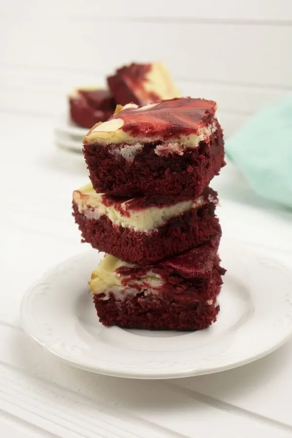 Red Velvet Cheesecake Brownies