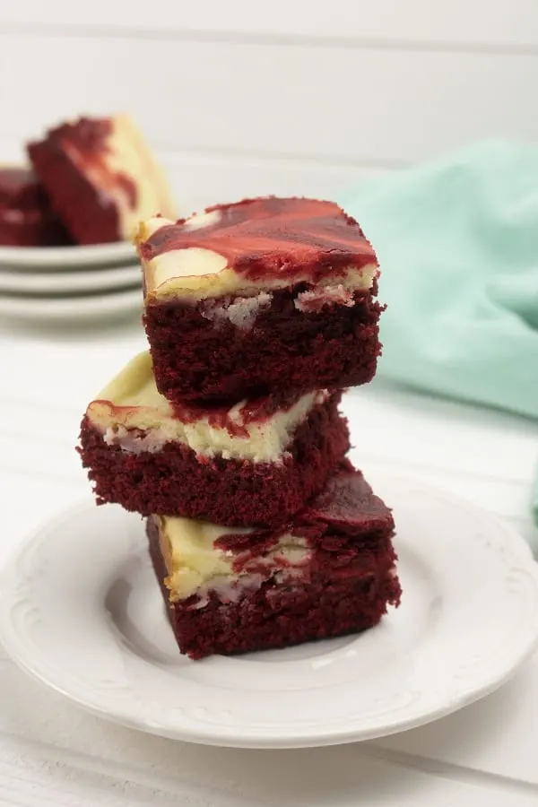 Red Velvet Cheesecake Brownies