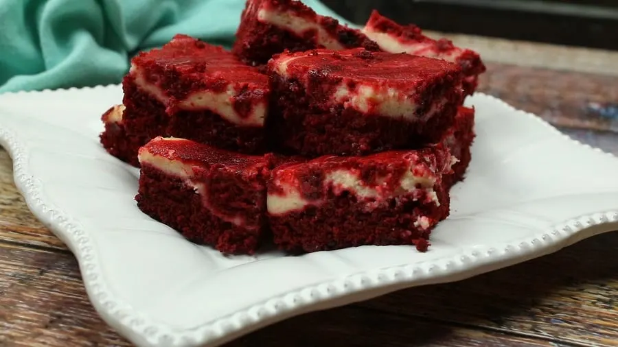 Red Velvet Cheesecake Brownies