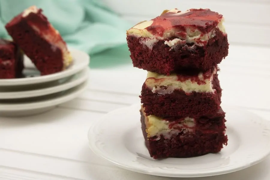 Red Velvet Cheesecake Brownies