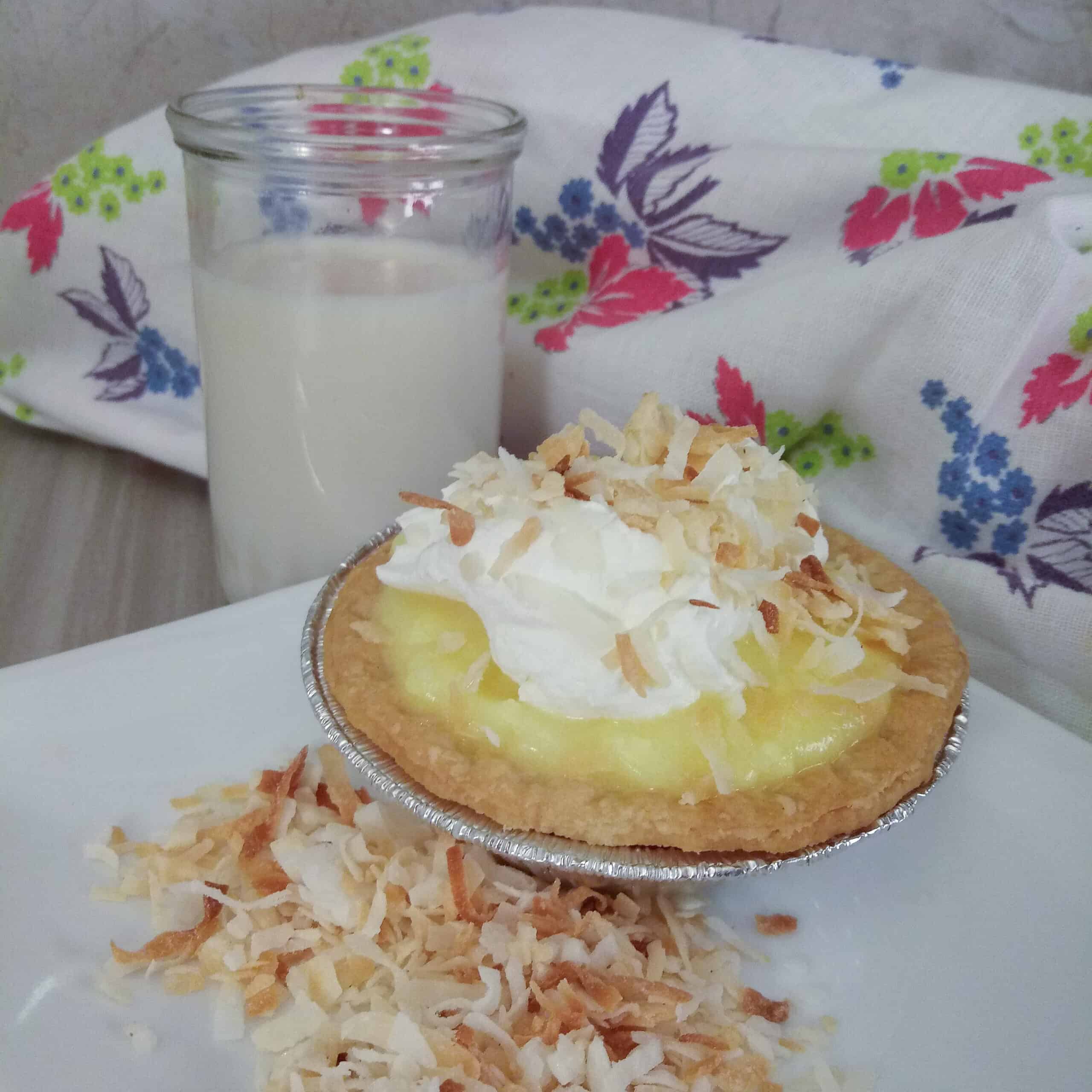 Coconut Cream Tart Pies