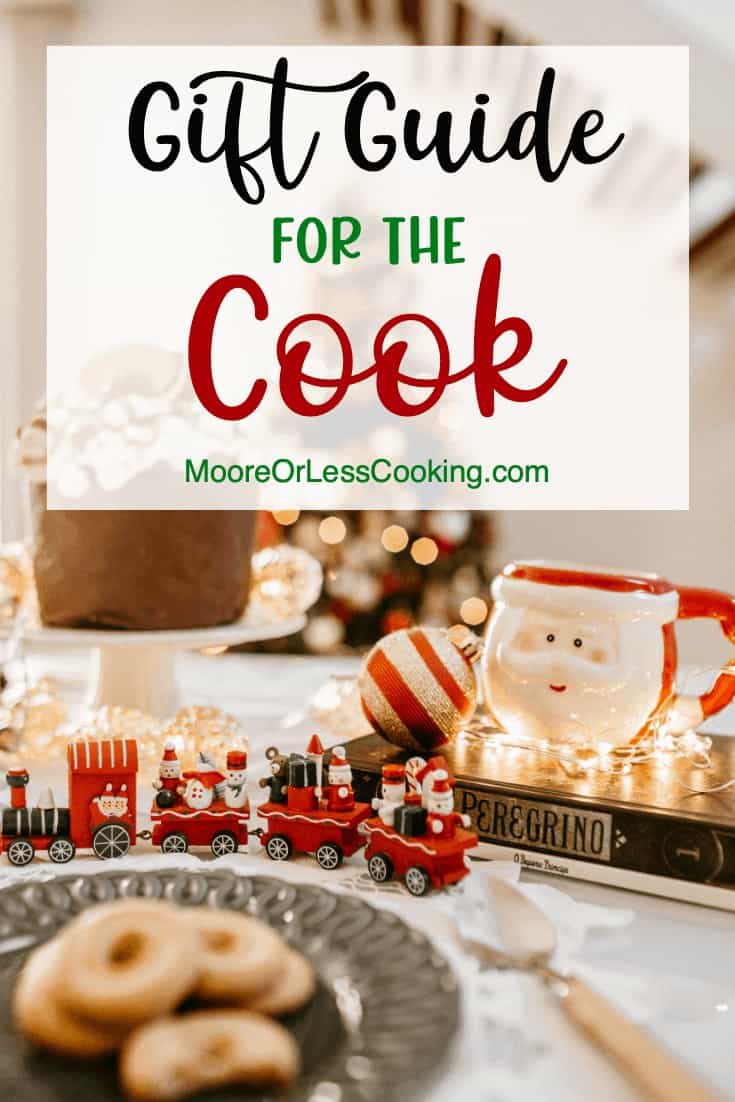 If there's a foodie or home chef on your gift list, you'll want to keep this Gift Guide For The Cook handy. You'll find awesome ideas for cooks who love efficient appliances as well as the latest gadgets that make cooking a more enjoyable adventure. via @Mooreorlesscook