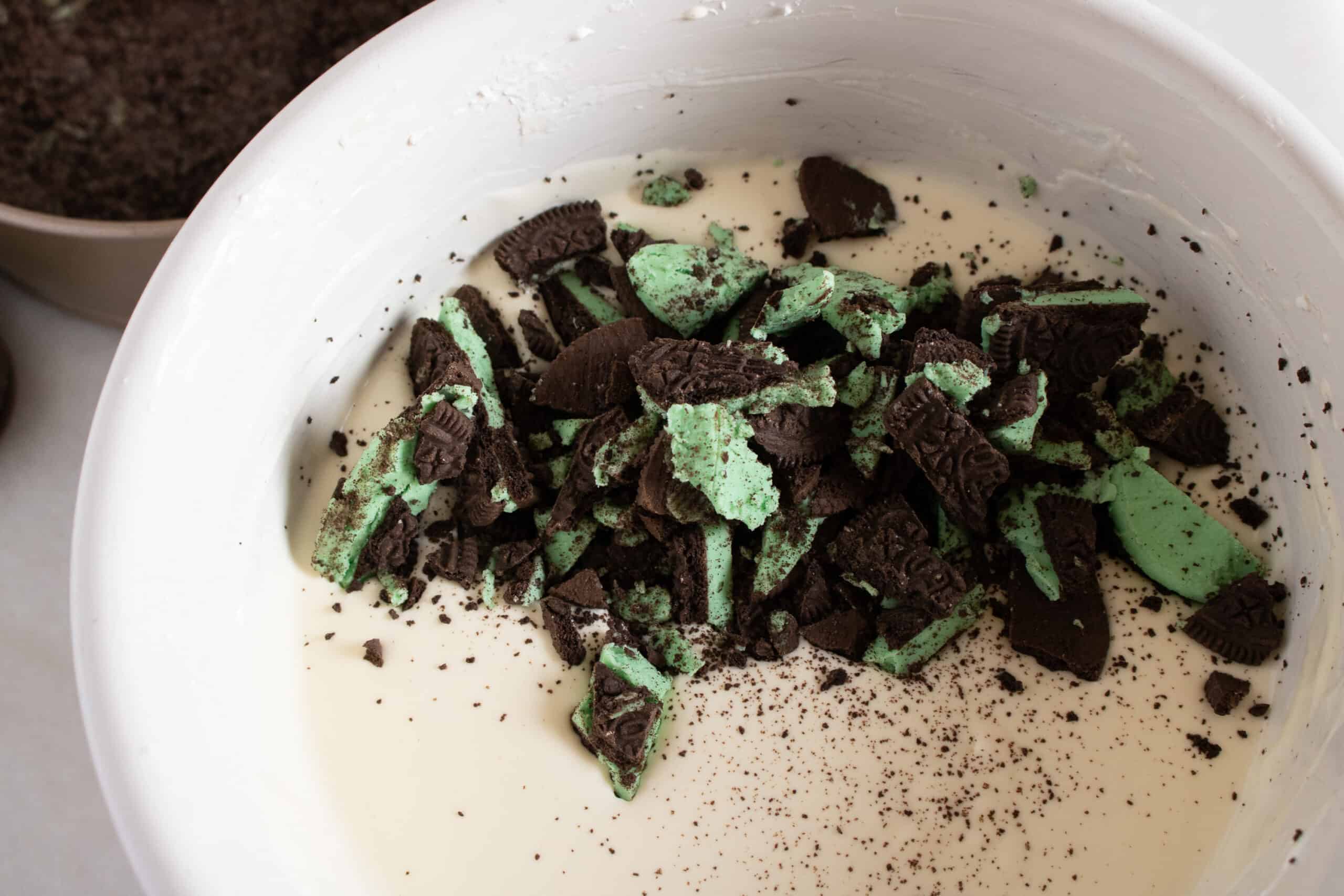 Instant Pot Mint Cheesecake