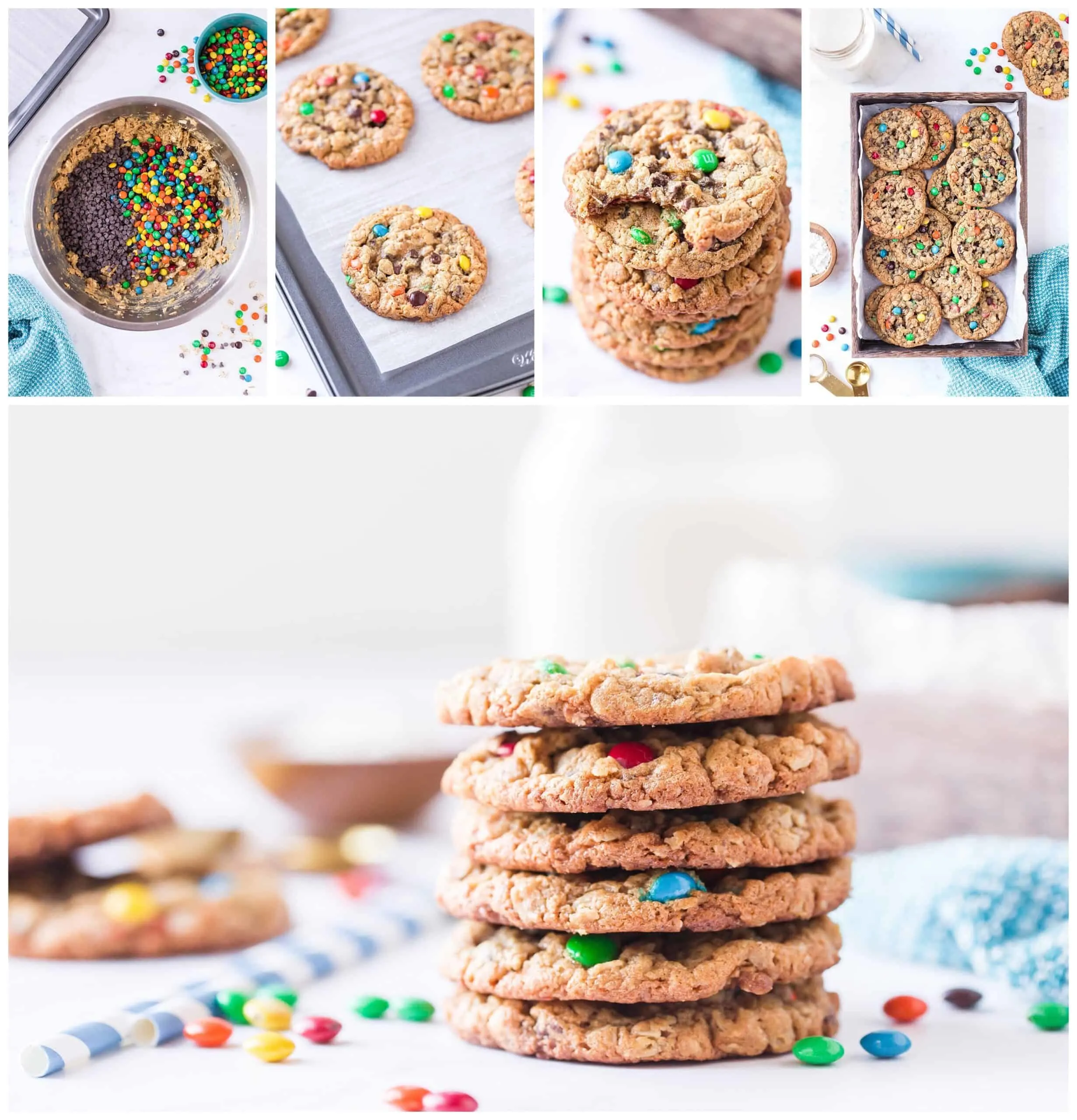 Monster Cookies Collage 