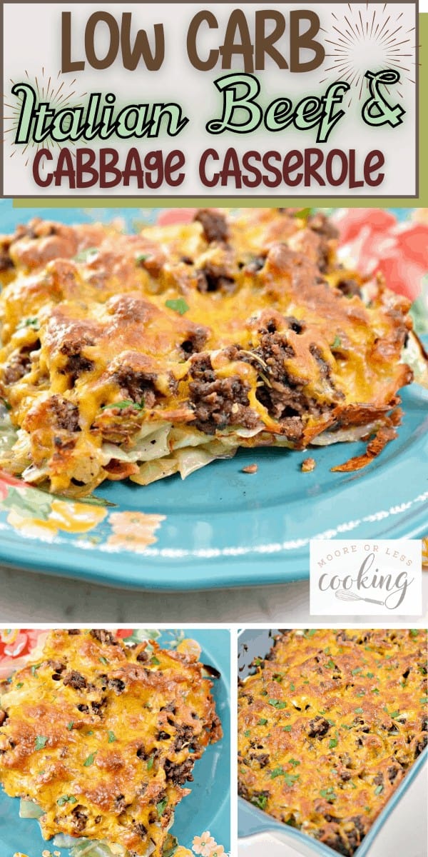 Low Carb Italian Beef and Cabbage Casserole