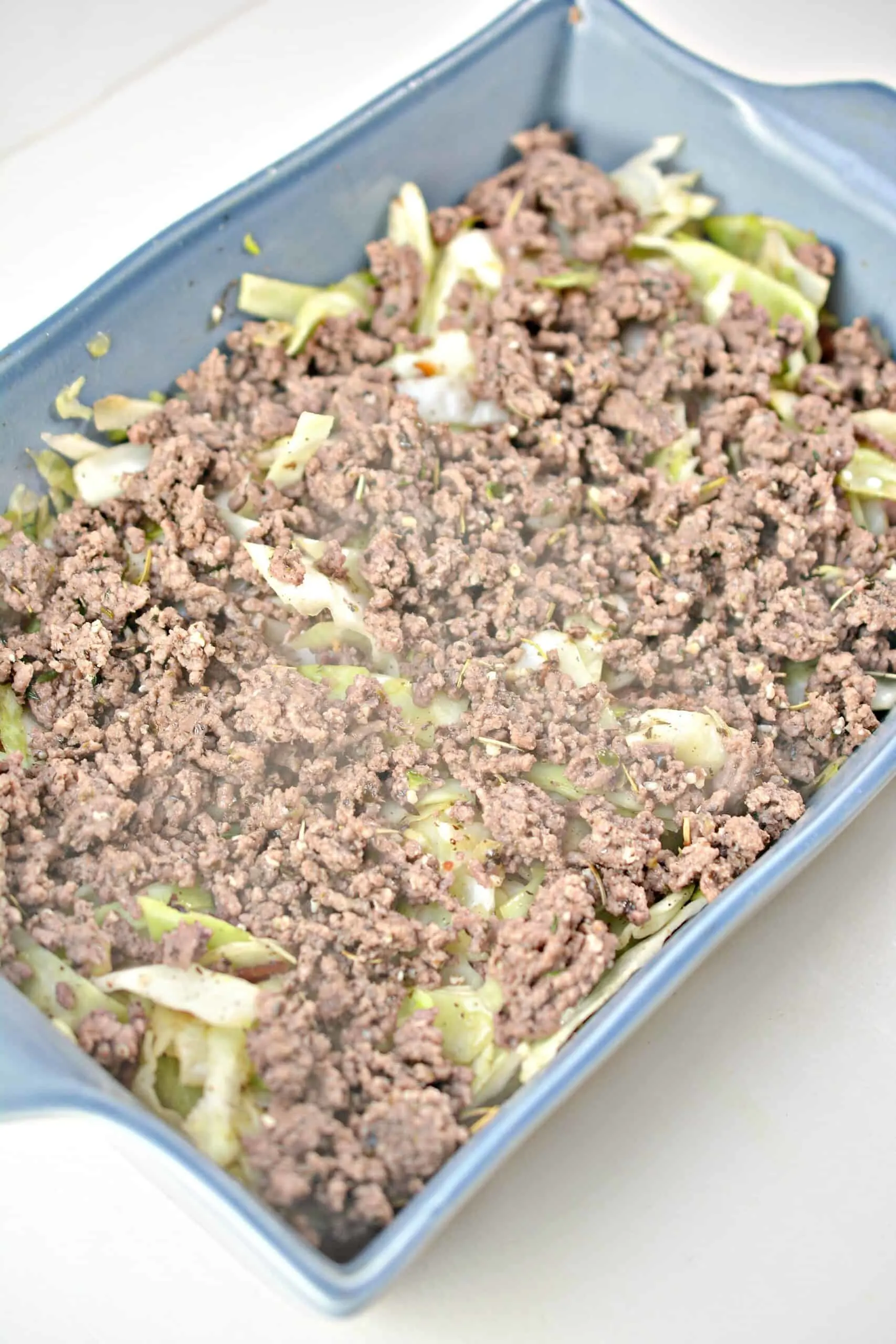 Italian Beef and Cabbage Casserole