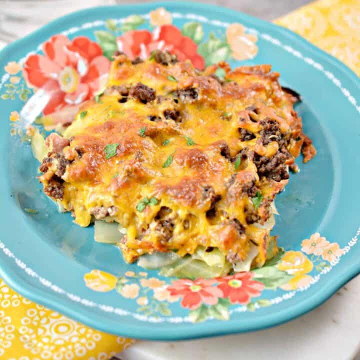 Low Carb Italian Beef and Cabbage Casserole-image