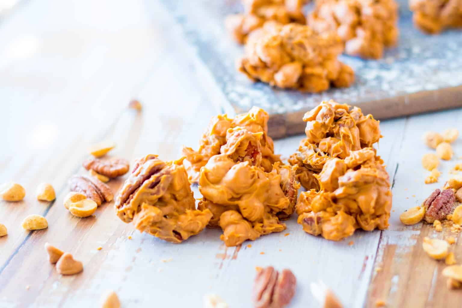 Slow Cooker Butterscotch Nut Clusters Moore or Less Cooking