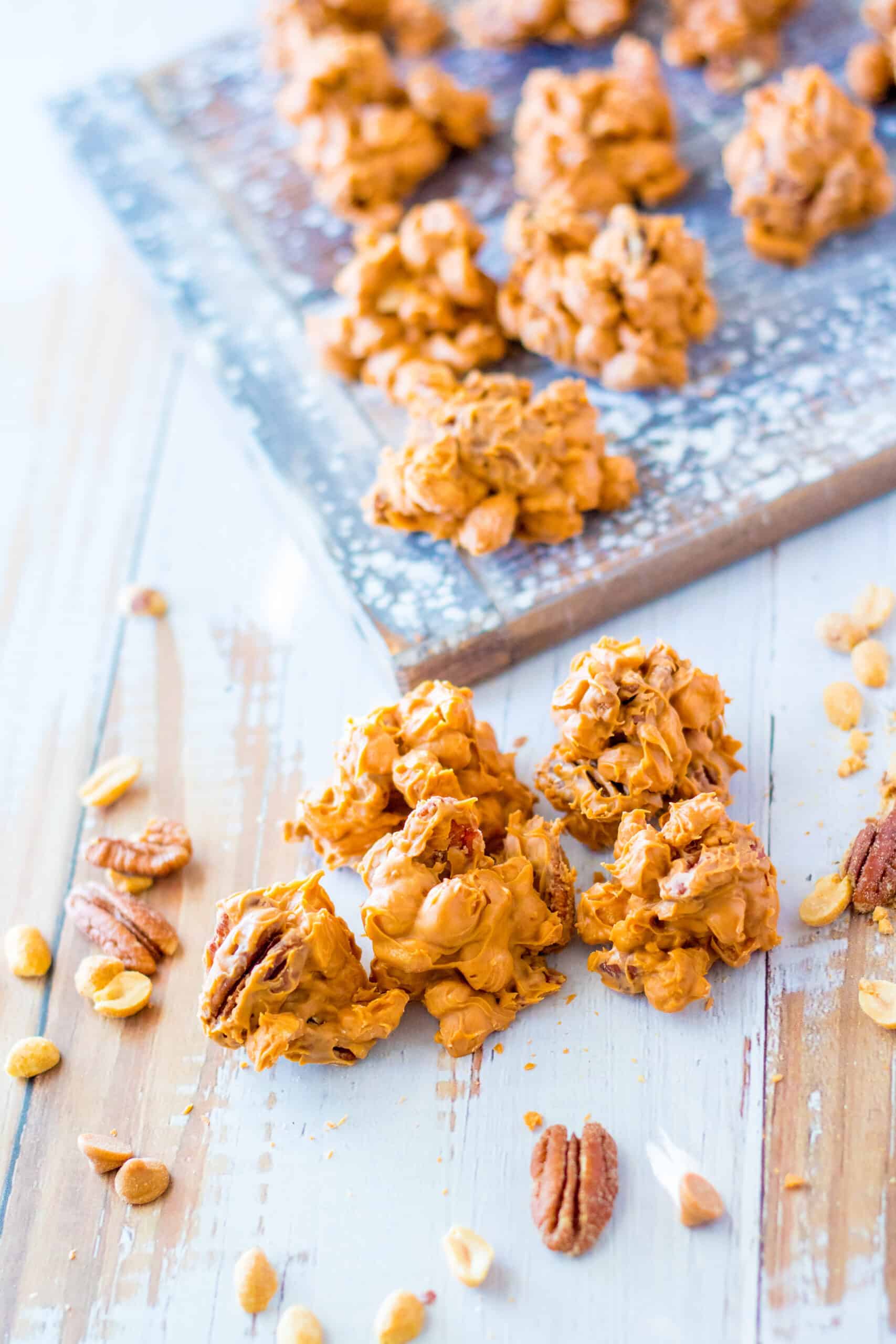 Slow Cooker Butterscotch Nut Clusters Moore or Less Cooking
