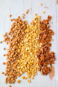 Slow Cooker Butterscotch Nut Clusters Process