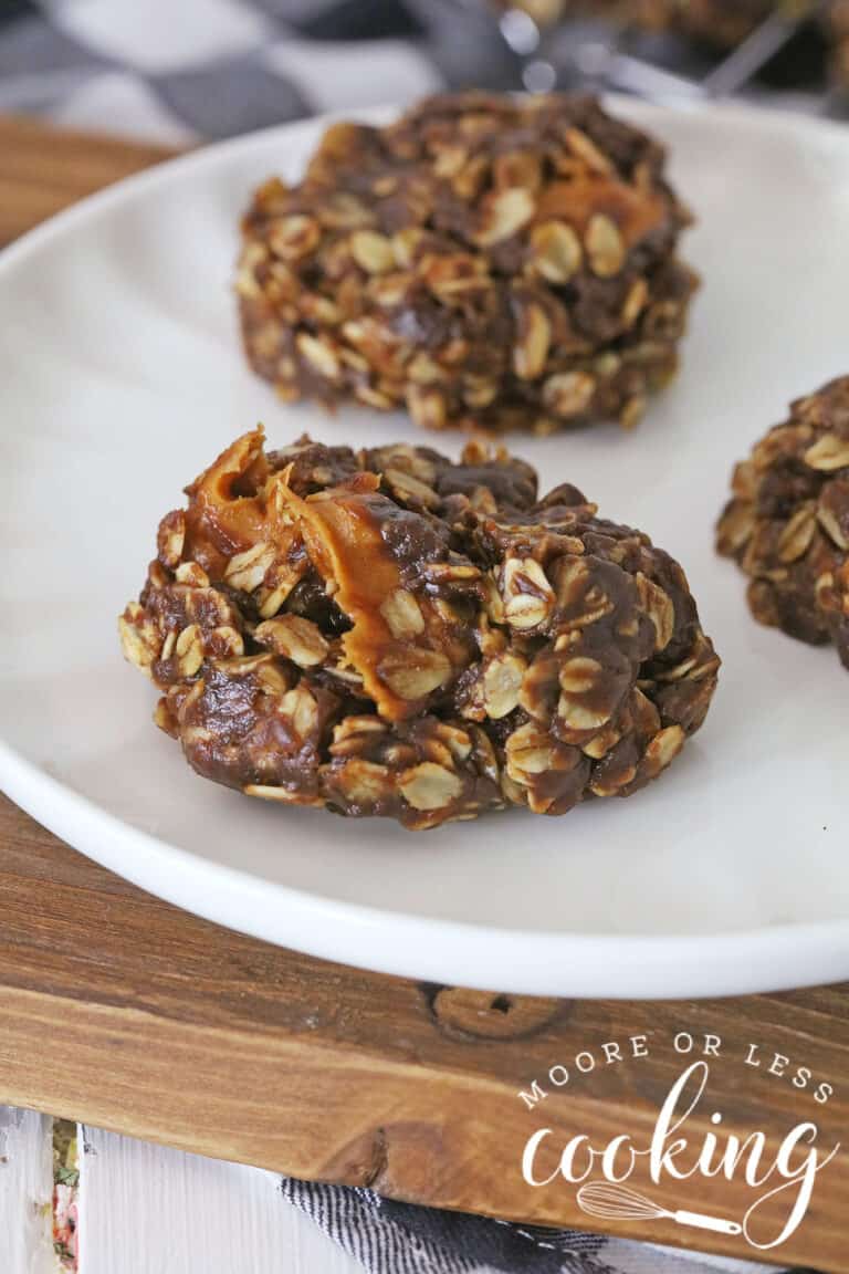 Caramel NoBake Cookies Moore or Less Cooking