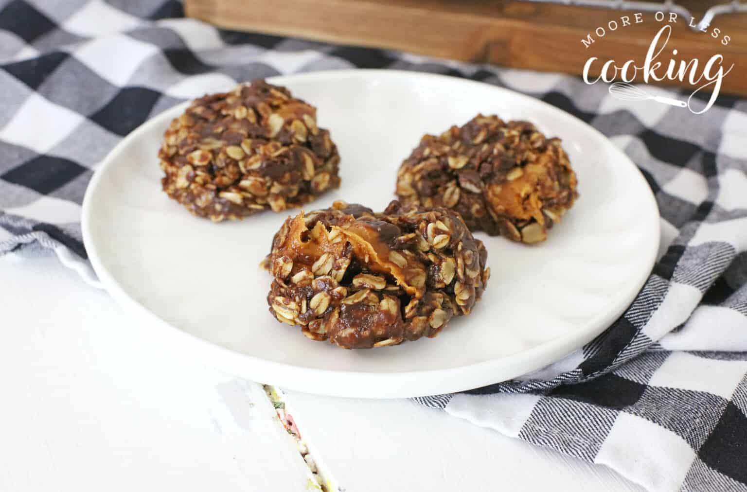 Caramel NoBake Cookies Moore or Less Cooking