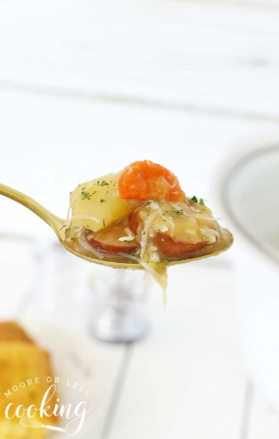 Slow Cooker Kielbasa Soup Recipe - Moore or Less Cooking