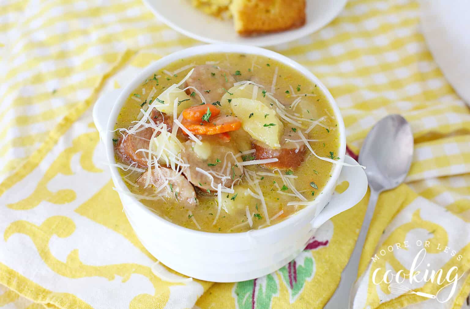 Slow Cooker Kielbasa Soup Recipe Moore or Less Cooking