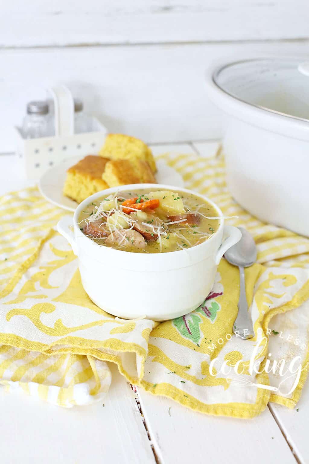 Slow Cooker Kielbasa Soup Recipe Moore or Less Cooking