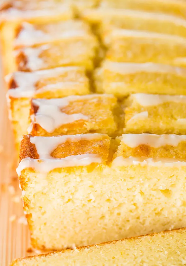 sliced lemon loaf