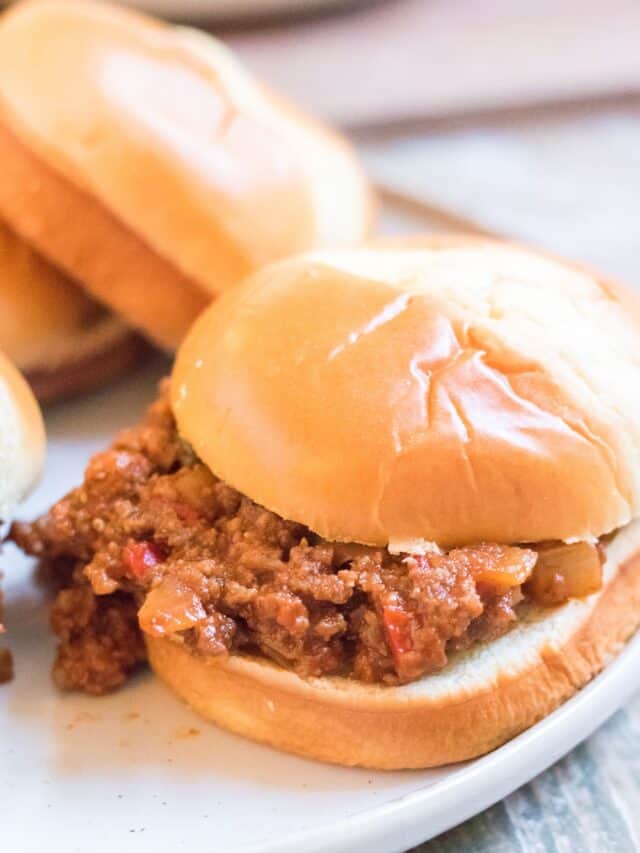 Slow Cooker Sloppy Joes Story