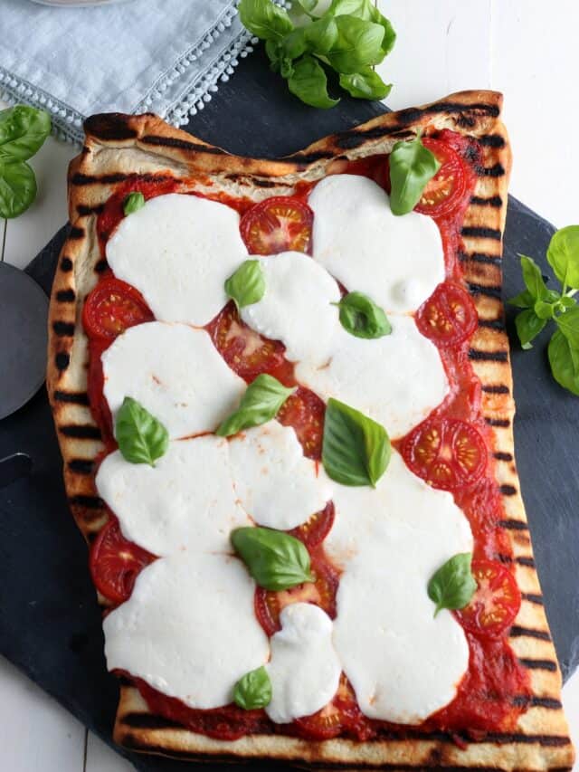 Grilled Margherita Pizza Story