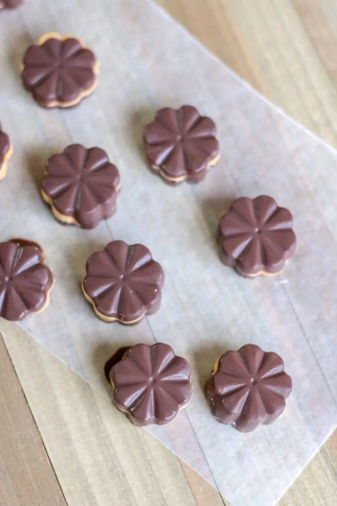 Keto Peanut Butter Cup Fat Bombs - Moore or Less Cooking