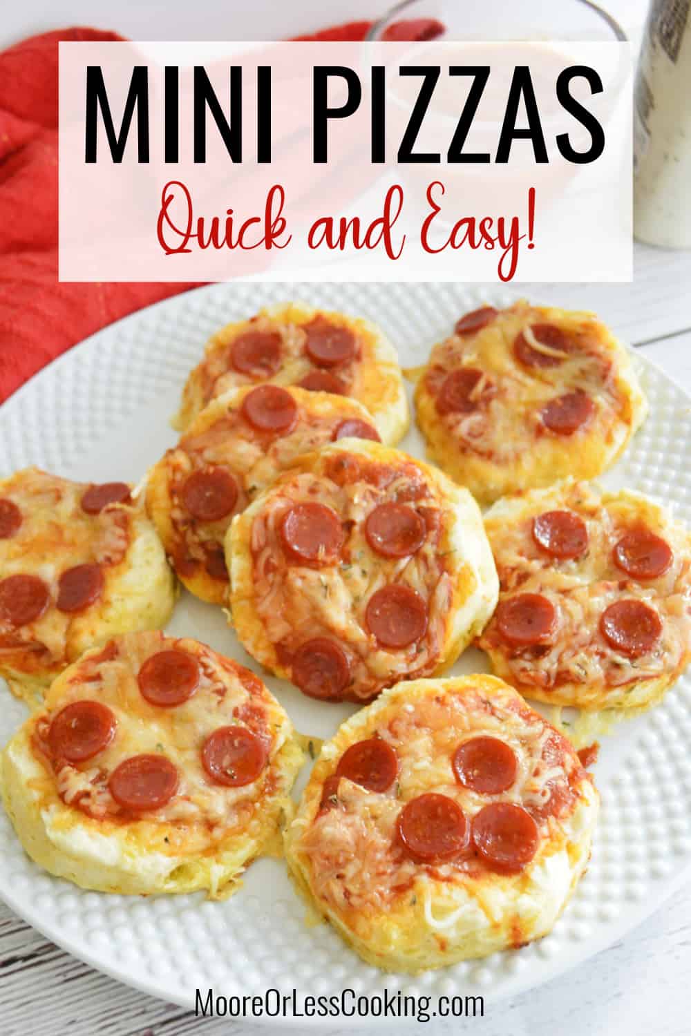 Mini Pizzas - Moore or Less Cooking