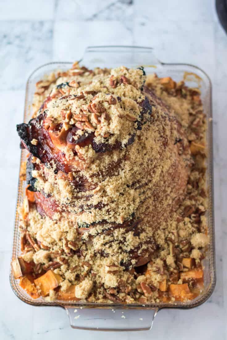 Pecan Praline Glazed Ham Moore or Less Cooking