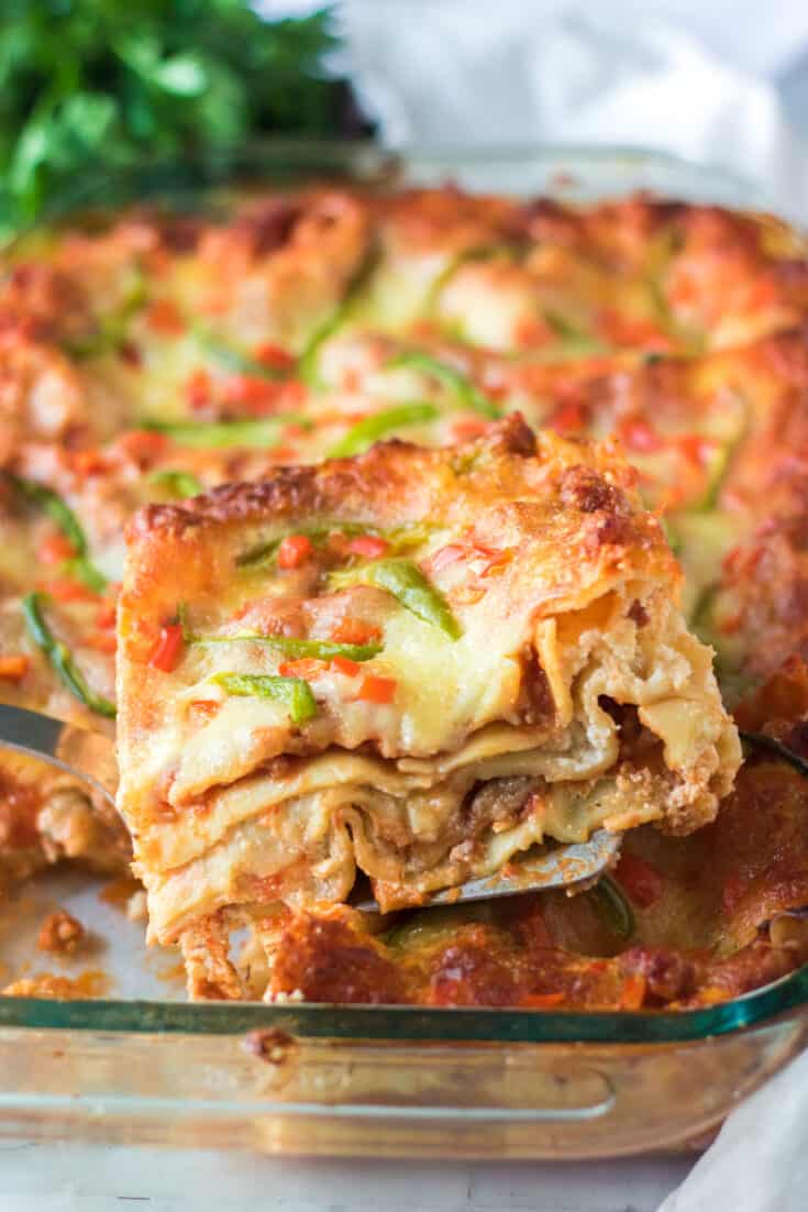 Holiday Lasagna - Moore or Less Cooking