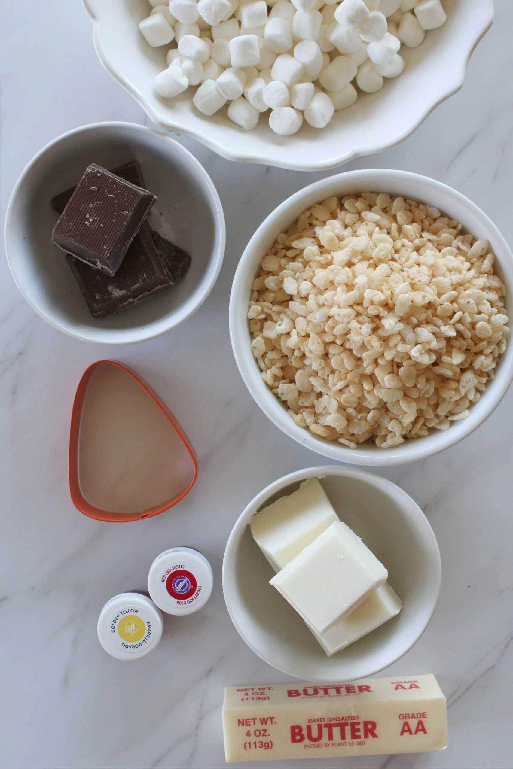 Candy Corn Rice Krispy Treats
