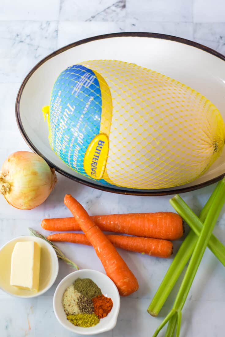 Slow Cooker BoneIn Turkey Breast Moore or Less Cooking