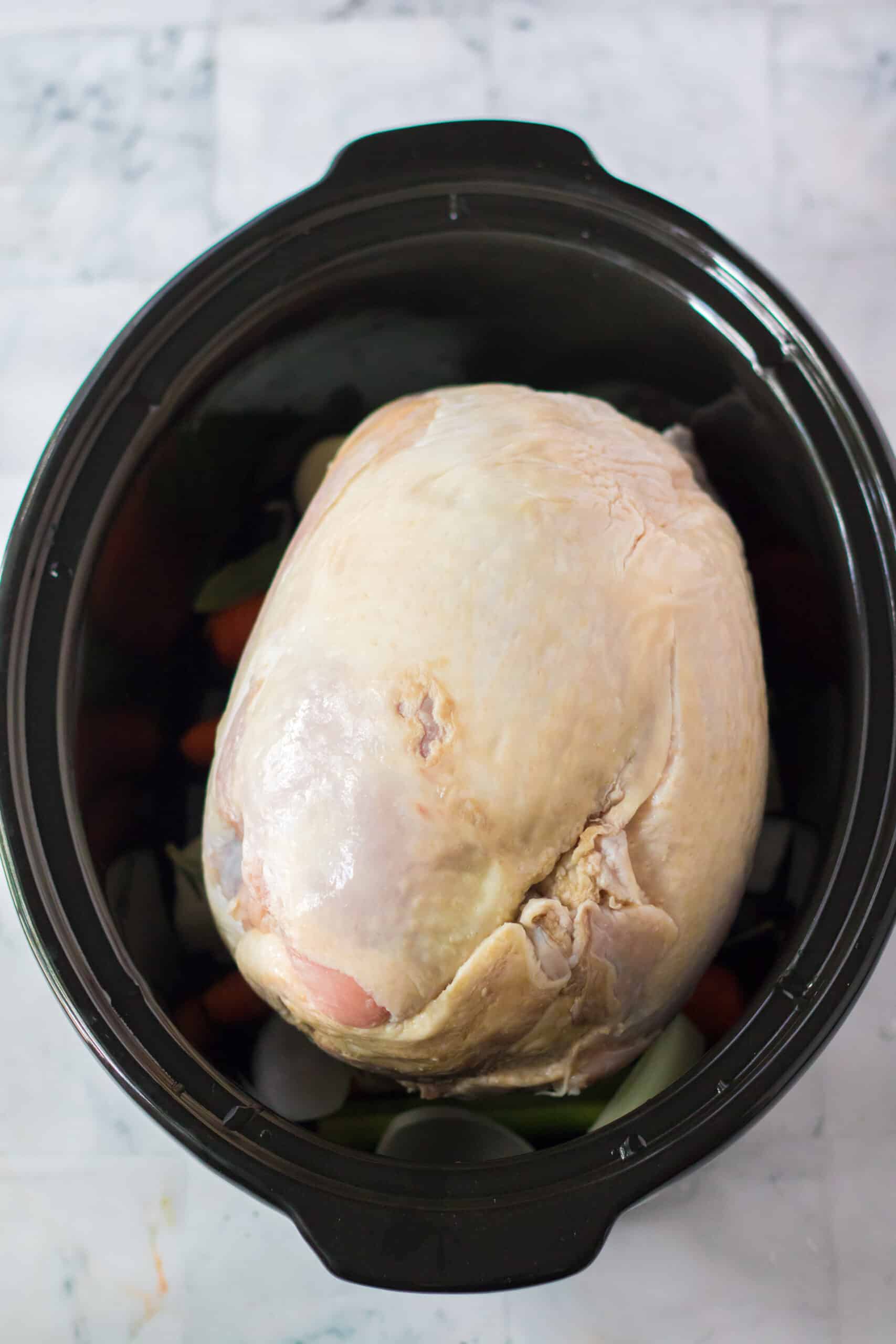 Slow Cooker BoneIn Turkey Breast Moore or Less Cooking