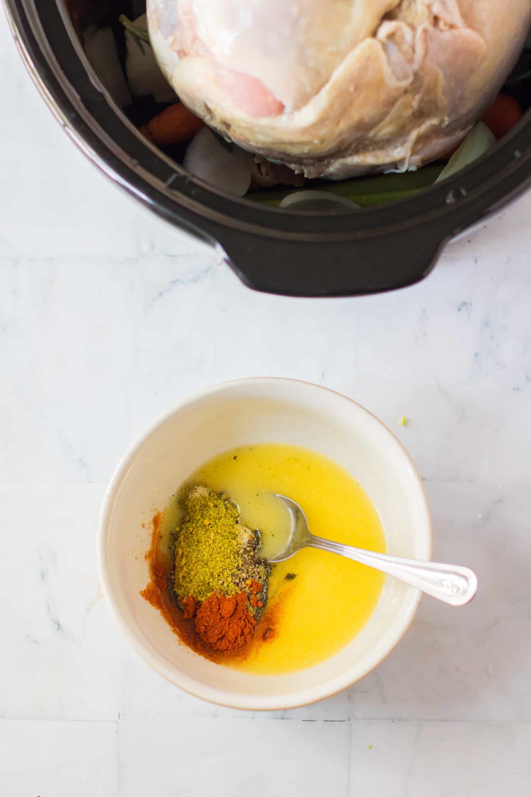 Slow Cooker BoneIn Turkey Breast Moore or Less Cooking