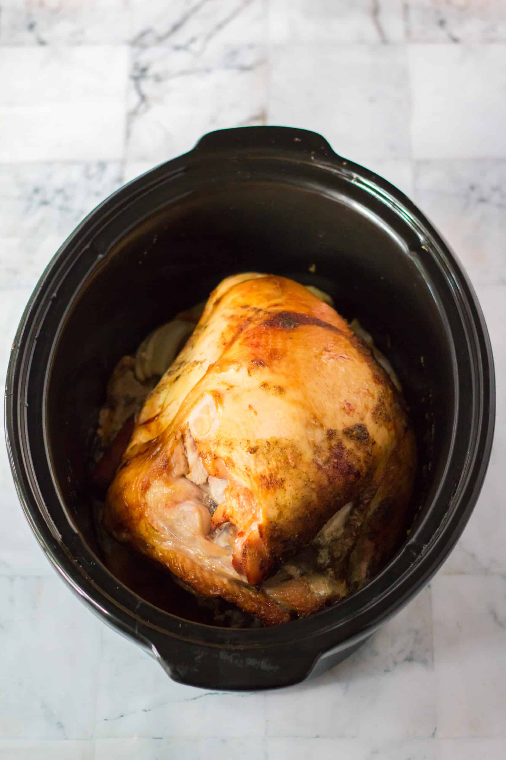Slow Cooker BoneIn Turkey Breast Moore or Less Cooking