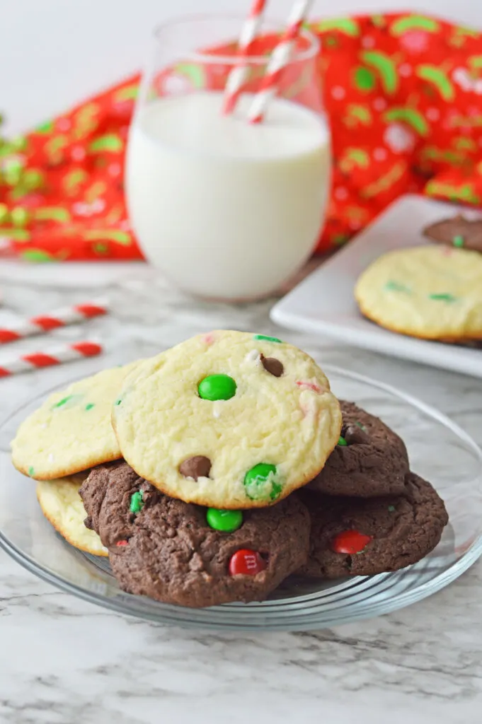 Christmas Cake Mix Cookies