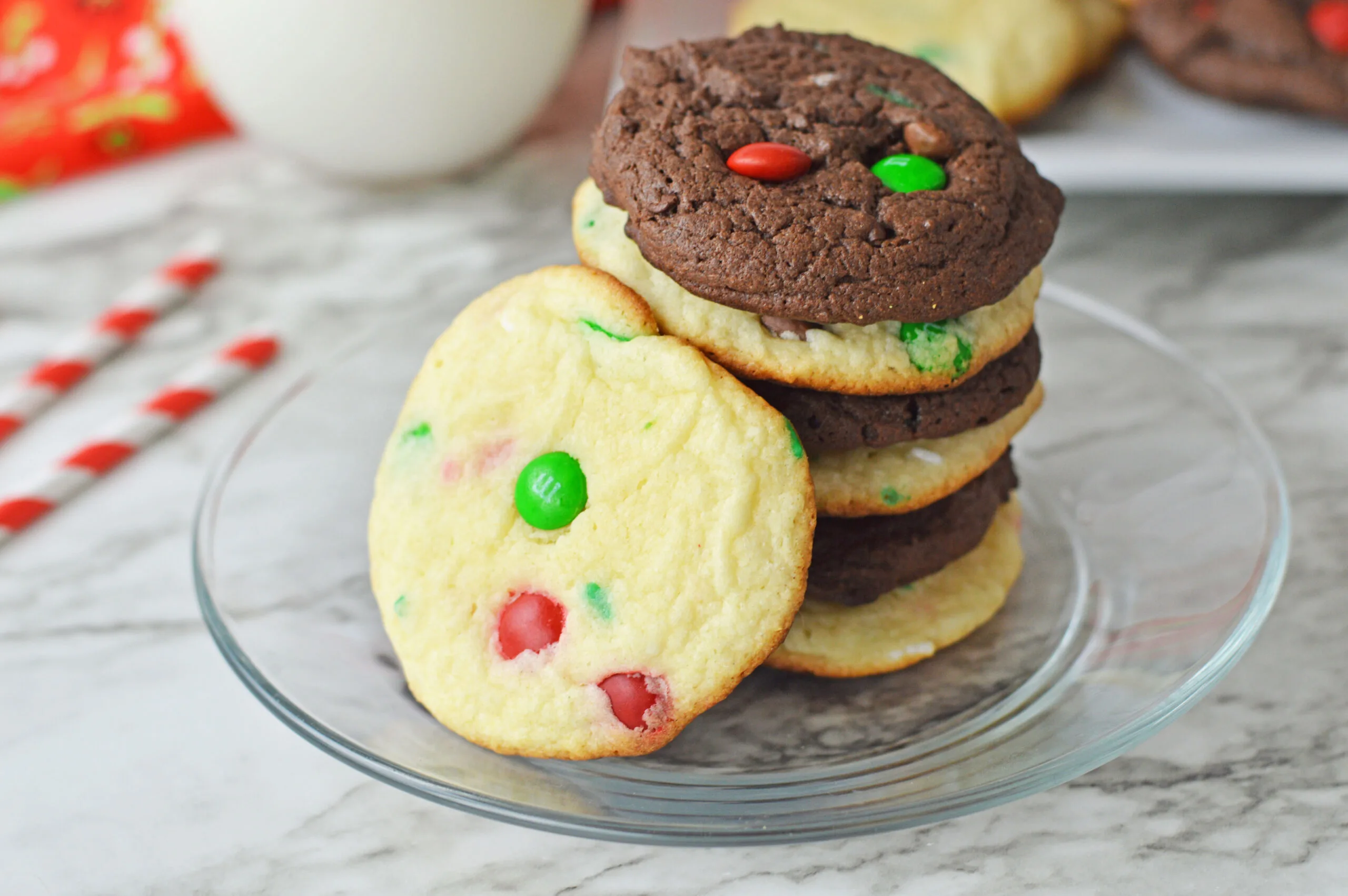Christmas Cake Mix Cookies