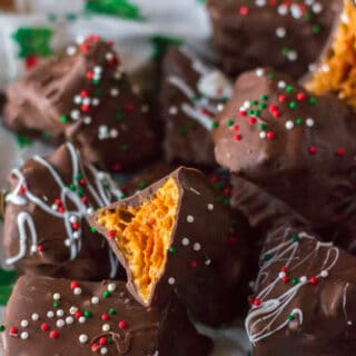 Chocolate Covered Honeycomb Candy