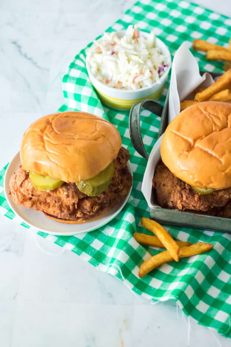 Copycat Popeyes Chicken Sandwich Moore or Less Cooking