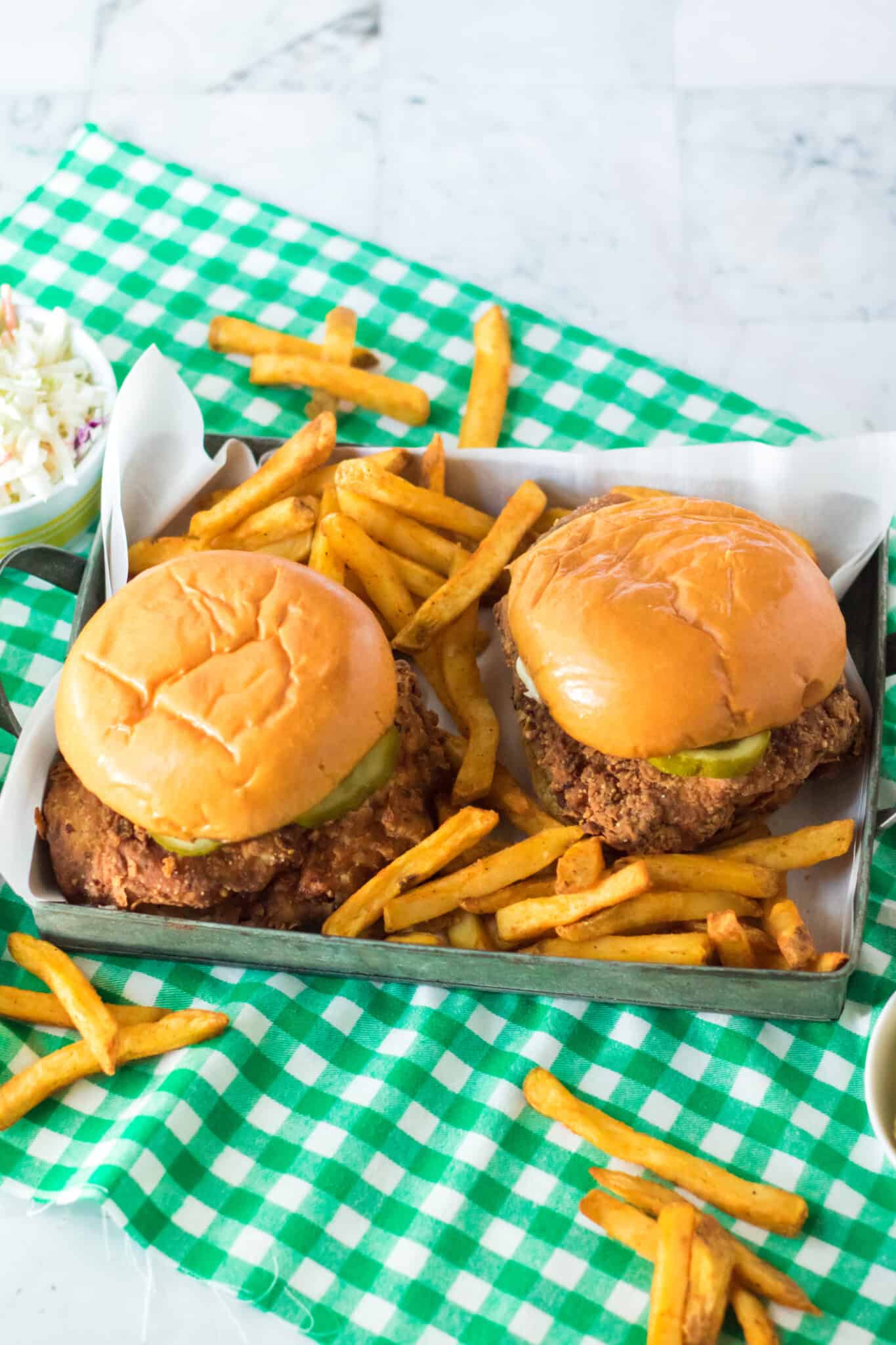 Copycat Popeyes Chicken Sandwich Moore or Less Cooking