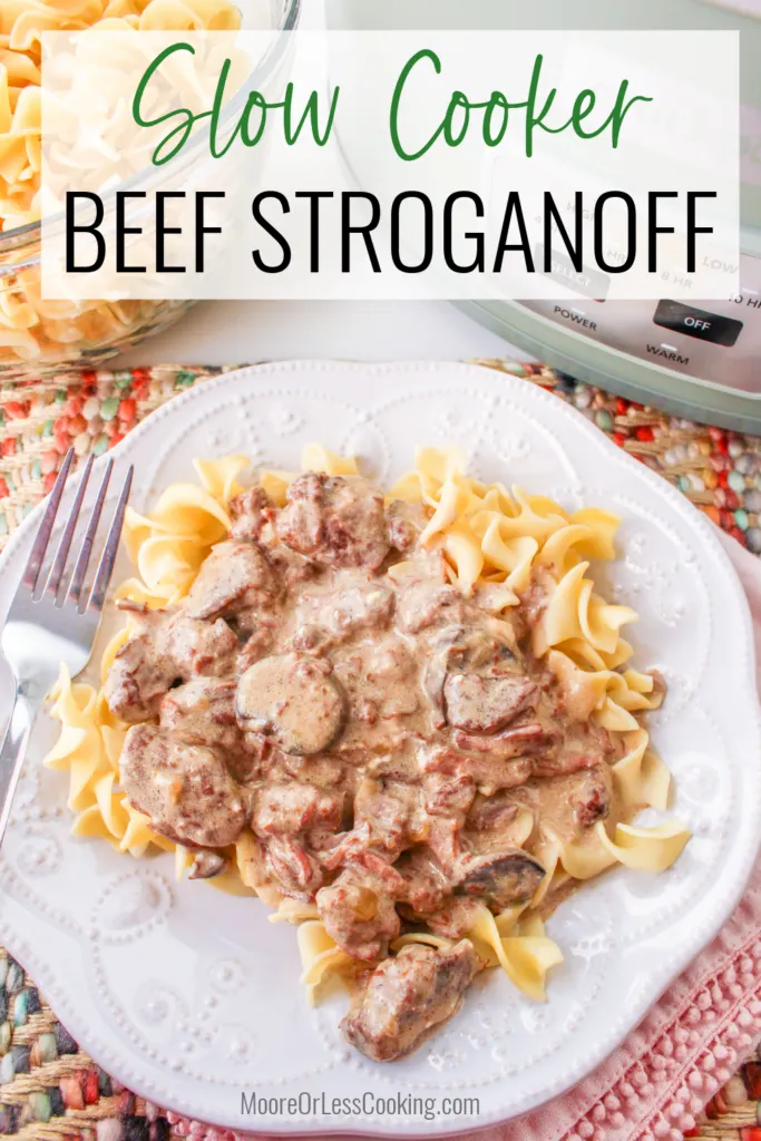 Slow Cooker Beef Stroganoff