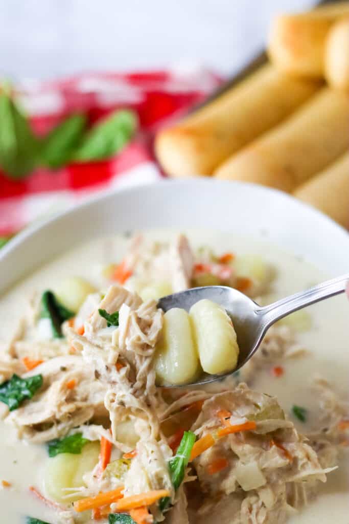 Slow Cooker Copycat Olive Garden Gnocchi Soup Moore or Less Cooking